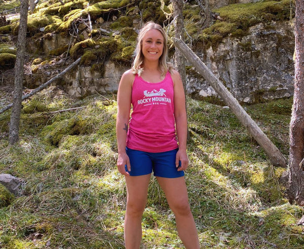 Rocky Mountain Dog Racerback Tank Top