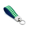 Up Country Lime Gingham Key Ring