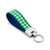 Up Country Lime Gingham Key Ring