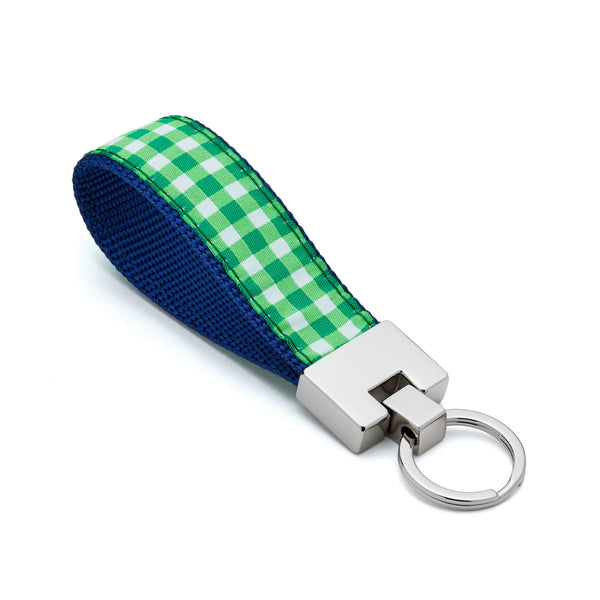 Up Country Lime Gingham Key Ring