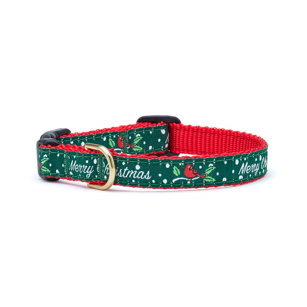 Up Country Merry Christmas Small Breed Dog Collar