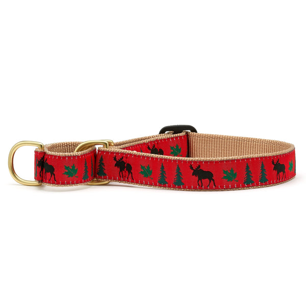 Up Country Moose Martingale Dog Collar