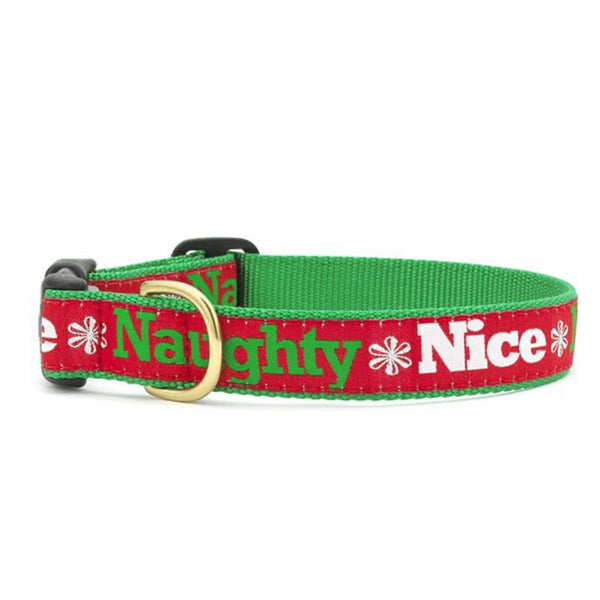 Up Country Naughty and Nice Dog Collar