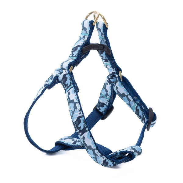 Up Country Navy Camo Small Breed Dog Harness