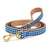 Up Country Navy Gingham Dog Lead