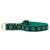 Up Country Navy Shamrock Martingale Dog Collar