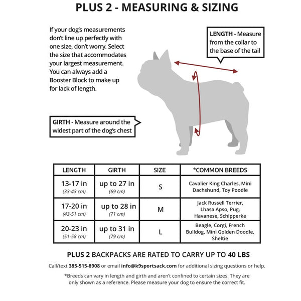 Rocky Mountain Dog K9 Sport Sack® Plus 2 Backpack