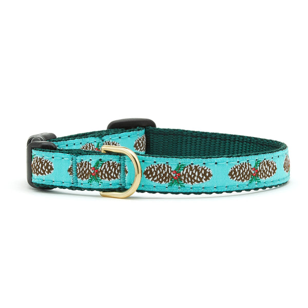 Up Country Pinecones Small Breed Dog Collar