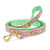 Up Country Pink Palms Dog Lead