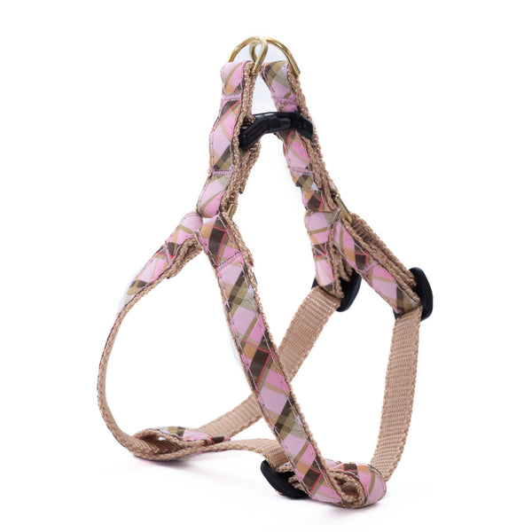 Up Country Pink Plaid Small Breed Dog Harness