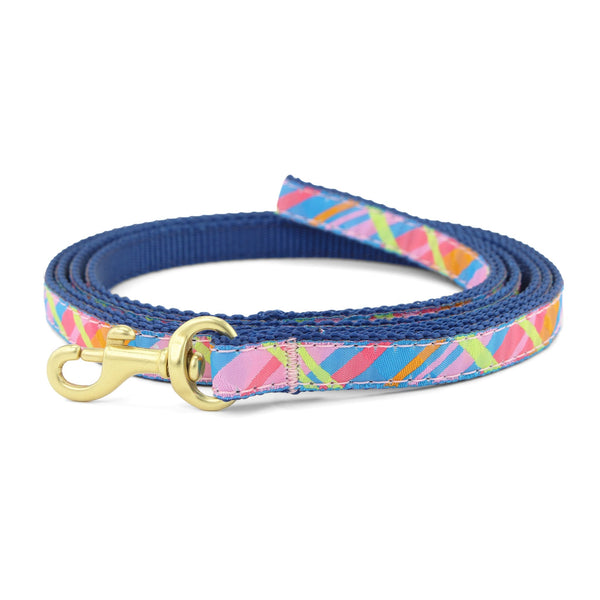 Up Country Pink Madras Small Breed Dog Lead