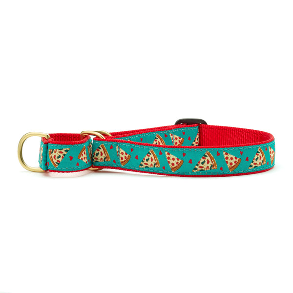 Up Country Pizza Lover Martingale Dog Collar