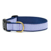Up Country Purple Gingham Dog Collar