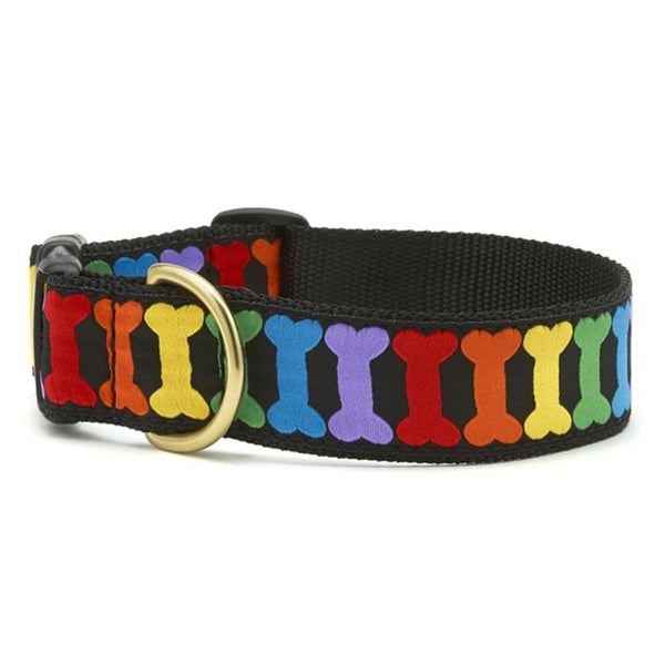 Up Country Rainbones Extra Wide Dog Collar 1.5"