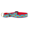 Up Country Rainbow Hearts Martingale Dog Collar