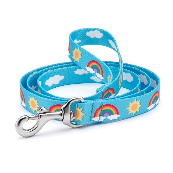 Up Country Rainbows and Sunshine Printed Dog Lead
