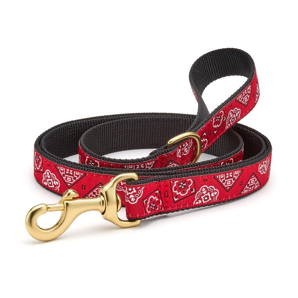 Up Country Red Bandana Dog Lead