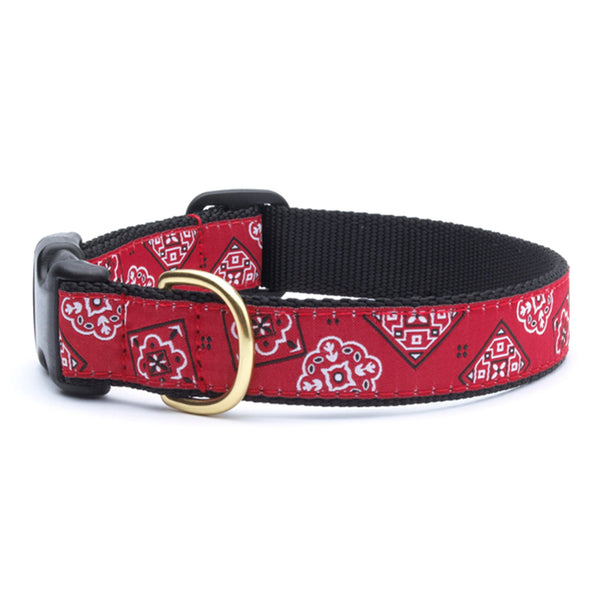 Up Country Red Bandana Dog Collar