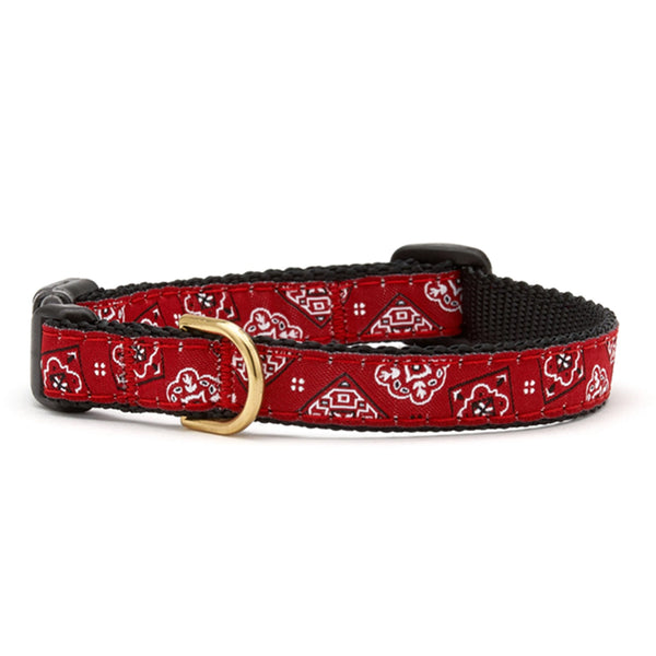 Up Country Red Bandana Small Breed Dog Collar