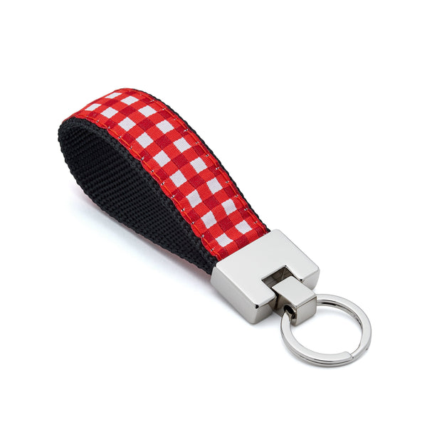 Up Country Red Gingham Key Ring