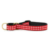 Up Country Red Gingham Martingale Dog Collar
