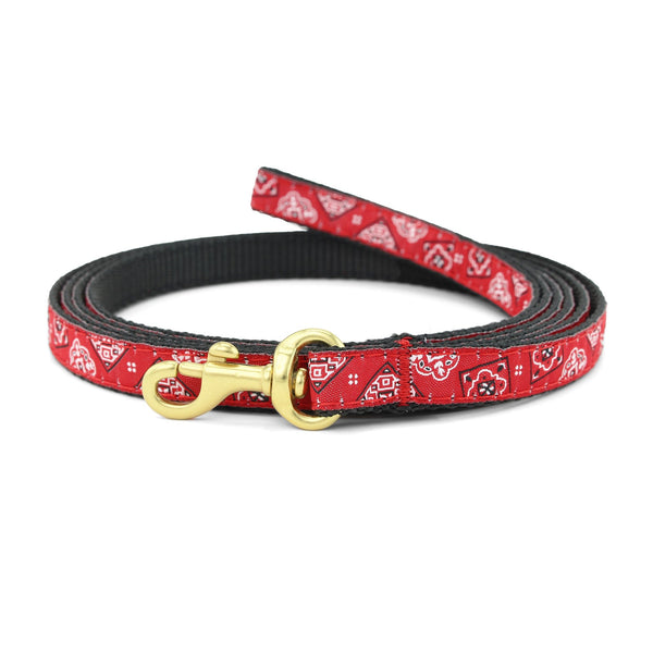 Up Country Red Bandana Small Breed Dog Lead
