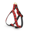Up Country Red and Black Paw Dog Harness