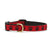 Up Country Red and Black Paw Small Breed Dog Collar