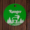 Rocky Mountain Dog Personalized Aluminum Dog ID Tag 1"