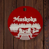 Rocky Mountain Dog Personalized Aluminum Dog ID Tag 1"