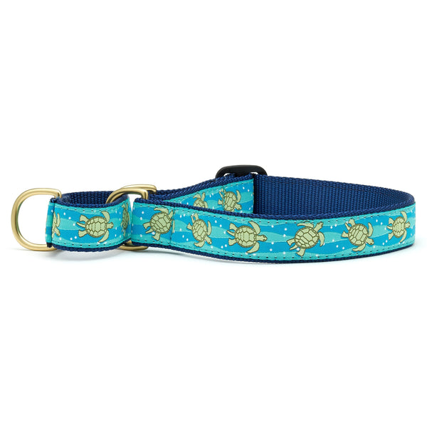 Up Country Sea Turtle Martingale Dog Collar