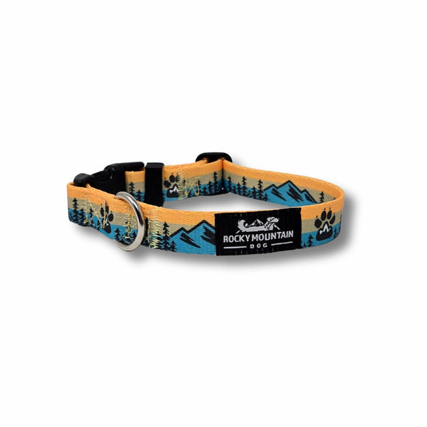 Rocky Mountain Dog Paw Mountain Dog Collar