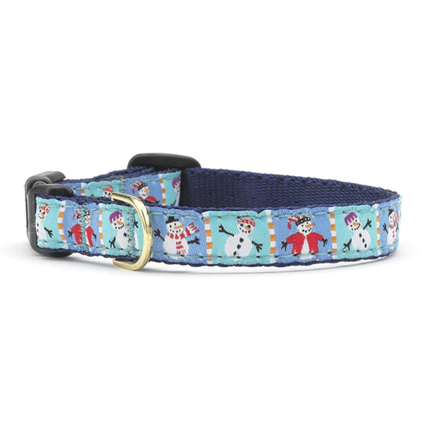 Up Country Snowman Small Breed Dog Collar