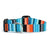 Up Country Inc Sport Serape Stripe Printed Dog Collar