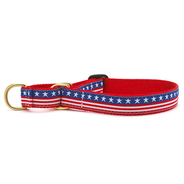 Up Country Stars and Stripes Martingale Dog Collar