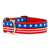 Up Country Stars and Stripes Extra Wide Dog Collar 1.5"