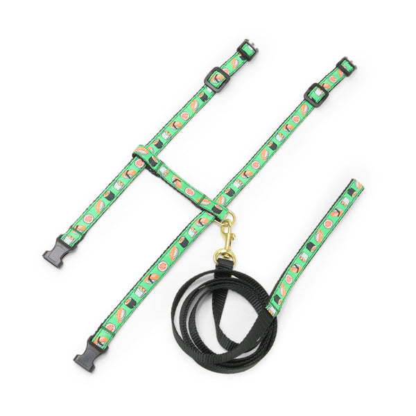 Up Country Sushi Cat Harness Set