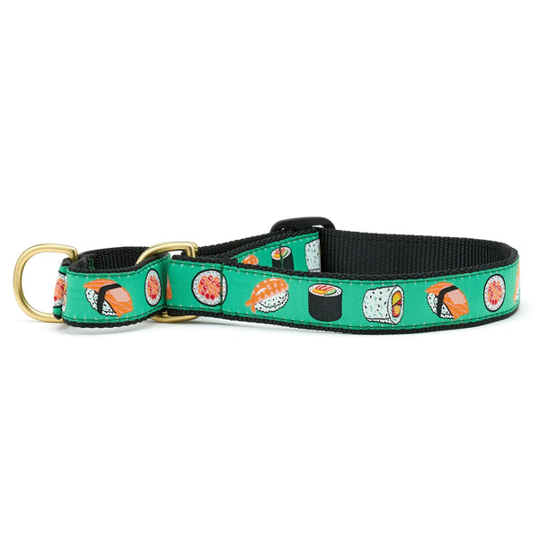 Up Country Sushi Martingale Dog Collar