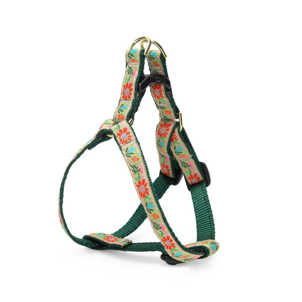 Up Country Tapestry Floral Small Breed Dog Harness