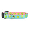 Up Country Tennis Balls Printed Dog Collar