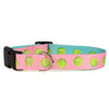 Up Country Tennis Balls Printed Dog Collar