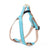 Up Country Turquoise Gingham Dog Harness