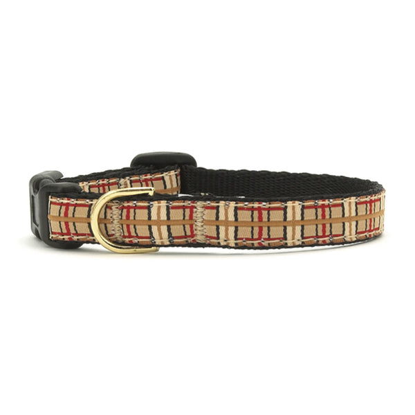 Up Country Plaid Small Breed Dog Collar