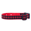Up Country Underground Fence Dog Collar - Buffalo Check