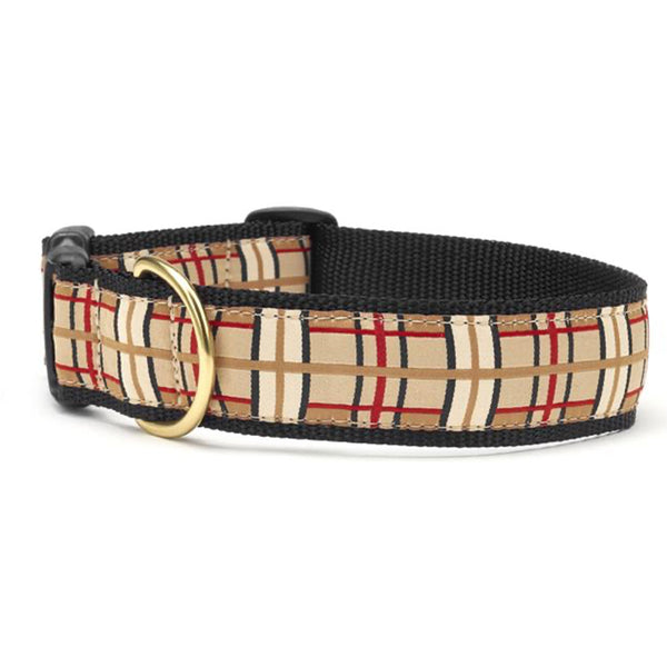 Up Country Up Country Plaid Extra Wide Dog Collar 1.5"