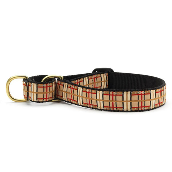 Up Country Plaid Martingale Dog Collar