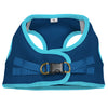 Up Country Navy and Aqua Small Dog Vest Harness