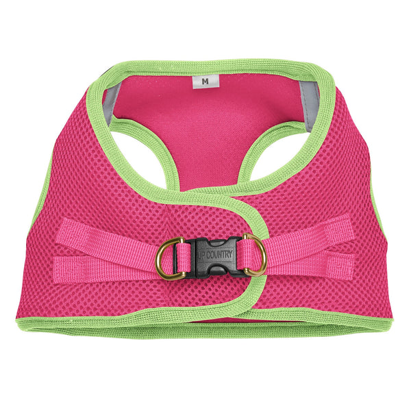 Up Country Pink and Lime Small Dog Vest Harness