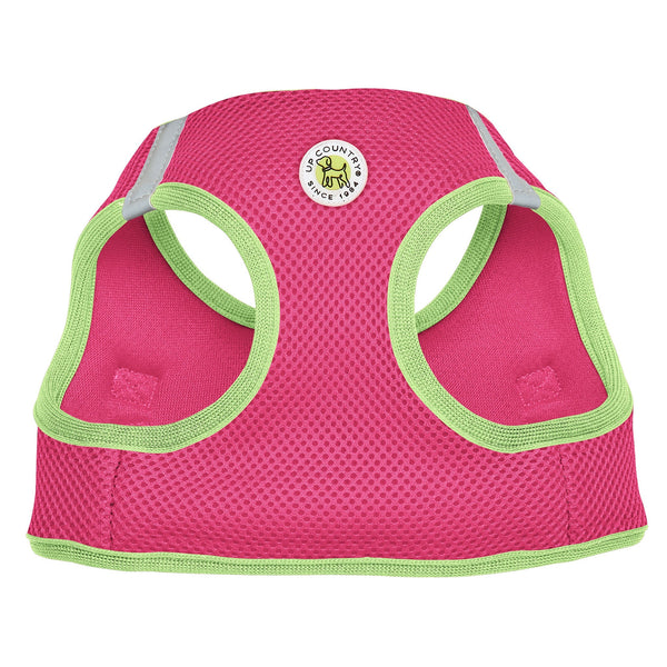 Up Country Pink and Lime Small Dog Vest Harness