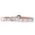 Up Country White Heart of Gold Martingale Dog Collar